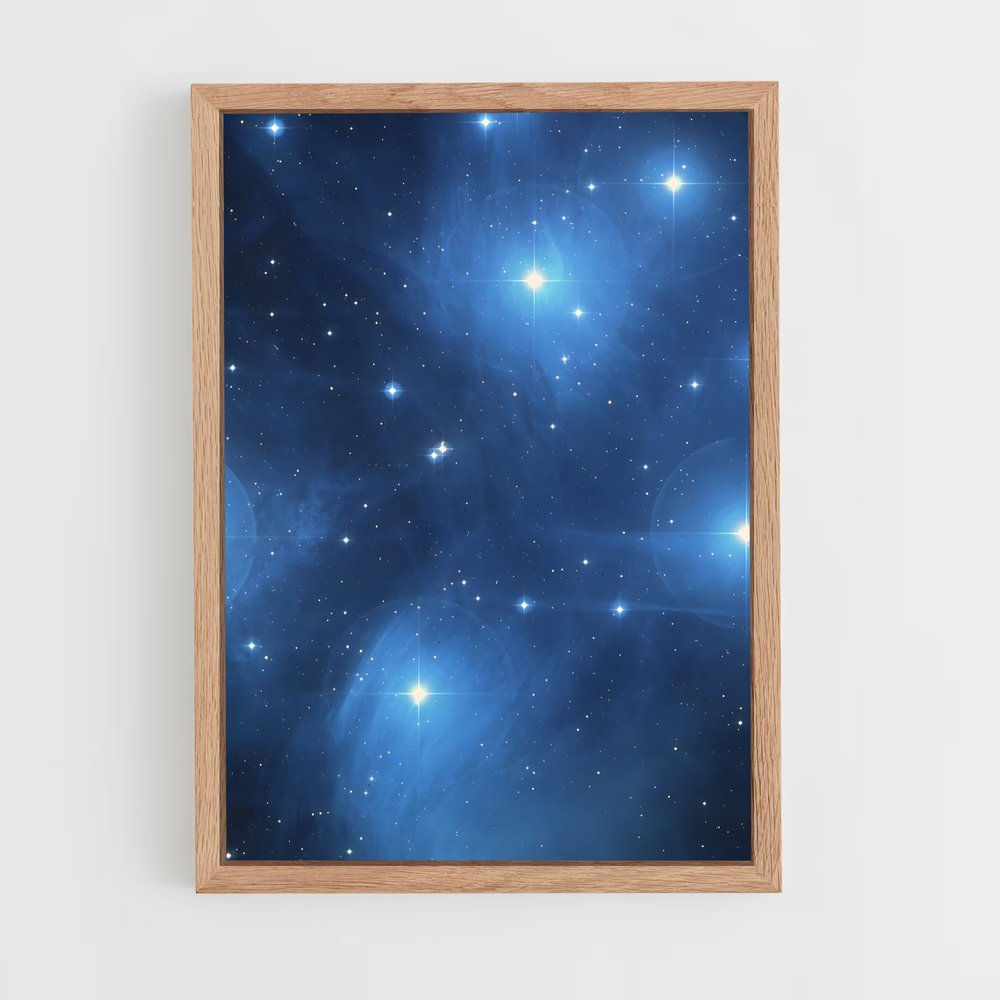 Poster Éblouissant Amas de Galaxies (vue 4)